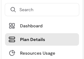 Hostinger menu with Plan Details selected in the sidebar